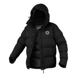 Sniper Mens Adventure Puffer Jacket In Black