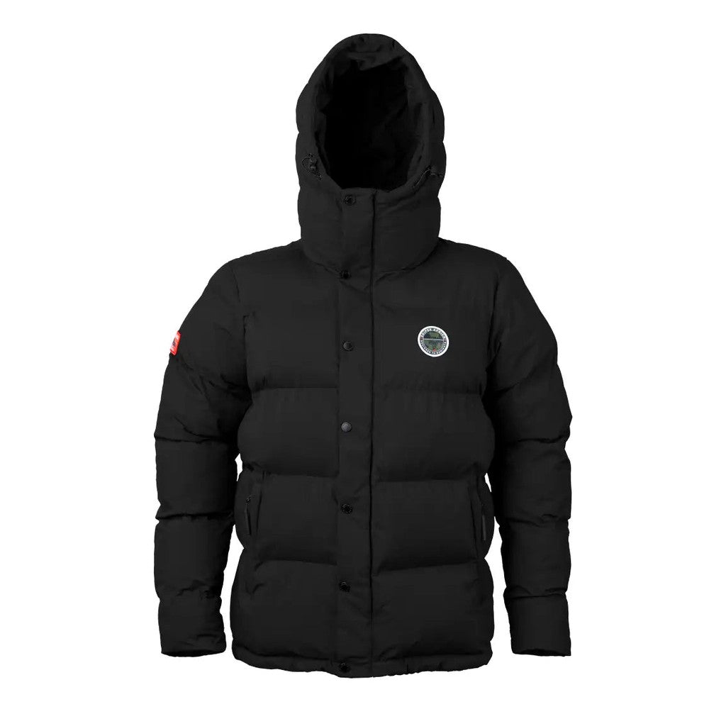 Sniper Mens Adventure Puffer Jacket In Black