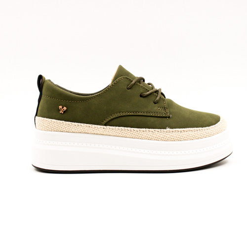 Butterfly Feet Ladies Olive/White Senhora 22 Shoes
