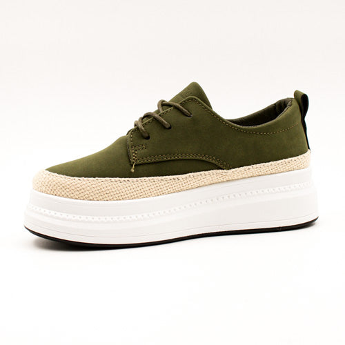 Butterfly Feet Ladies Olive/White Senhora 22 Shoes