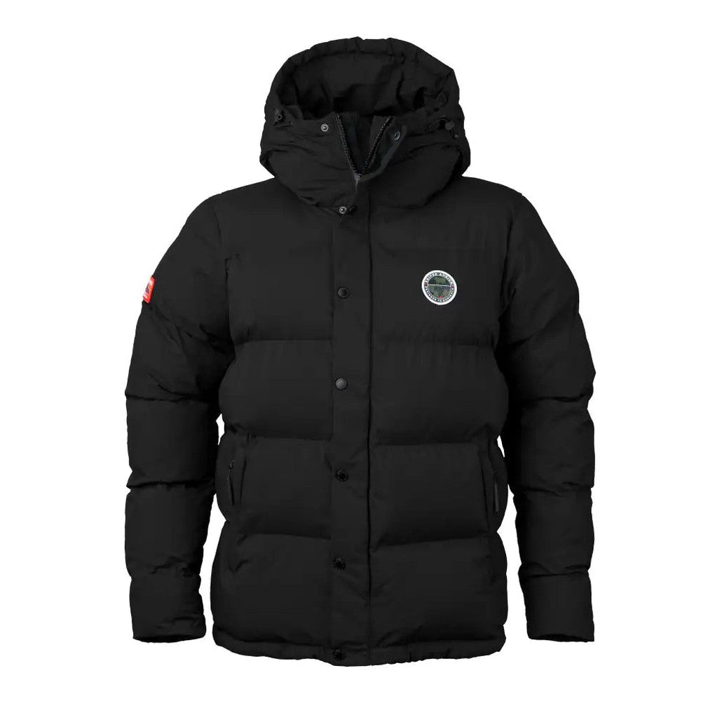 Sniper Mens Adventure Puffer Jacket In Black