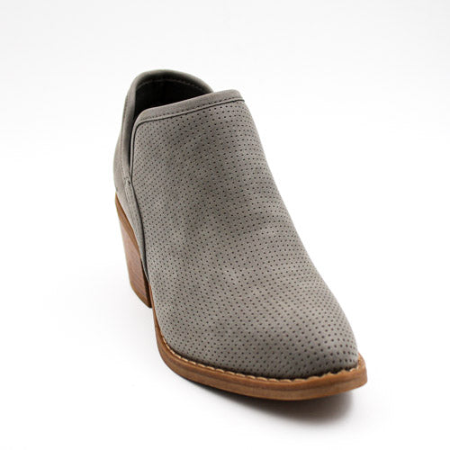Grasshoppers Ladies Dana Heel Boots In Grey