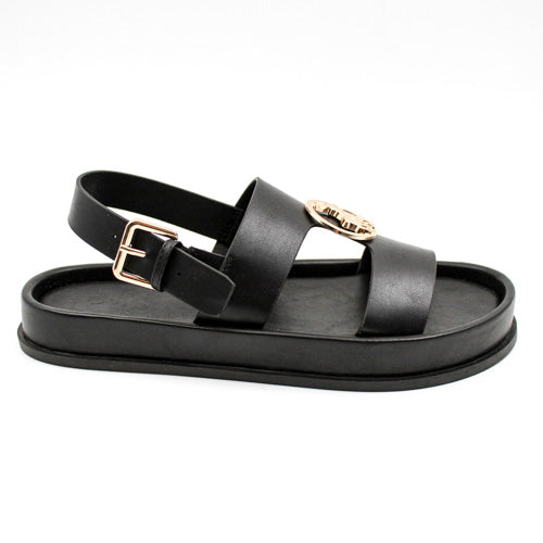 Polo Womens Moulded Unit Trim Sandals Black