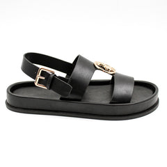 Polo Womens Moulded Unit Trim Sandals Black