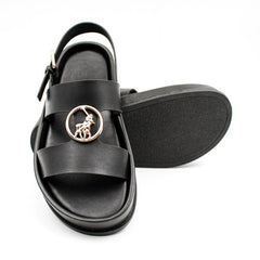 Polo Womens Moulded Unit Trim Sandals Black