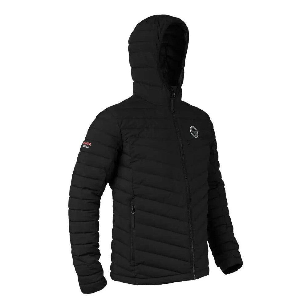 Sniper Mens Explorer Puffer Jacket In Black