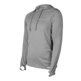 Watamu Mens Jozini Performance Hoody Long Sleeves T-Shirt In Grey