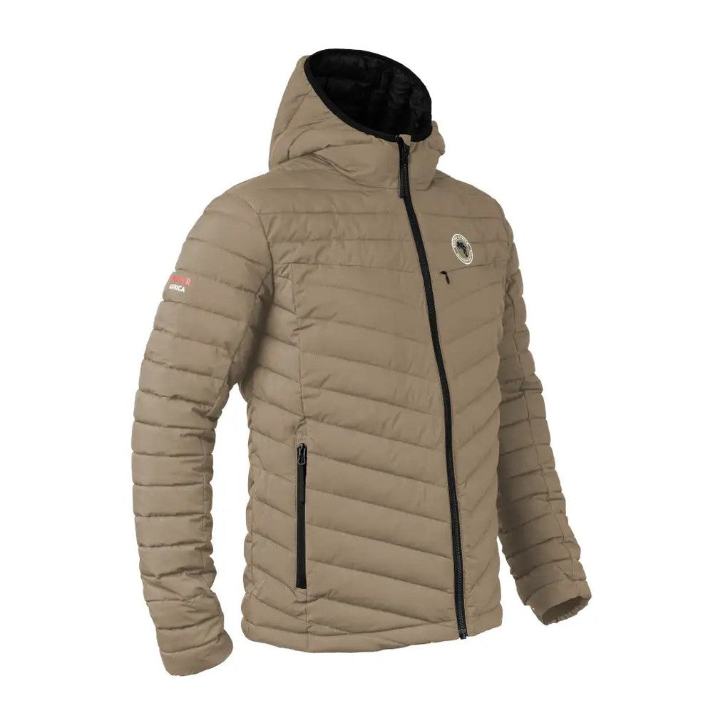 Sniper Mens Explorer Puffer Jacket In Coyote