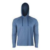 Watamu Mens Jozini Performance Hoody Long Sleeves T-Shirt In Riviera