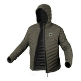 Sniper Mens Explorer Puffer Jacket In Olive