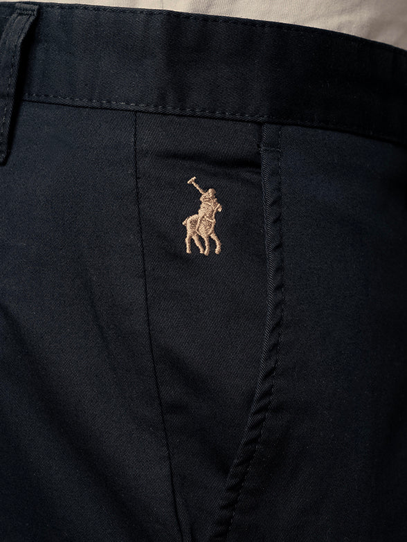 Polo Mens Milan Straight Leg Chino Pants In Black