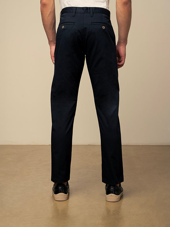 Polo Mens Milan Straight Leg Chino Pants In Black
