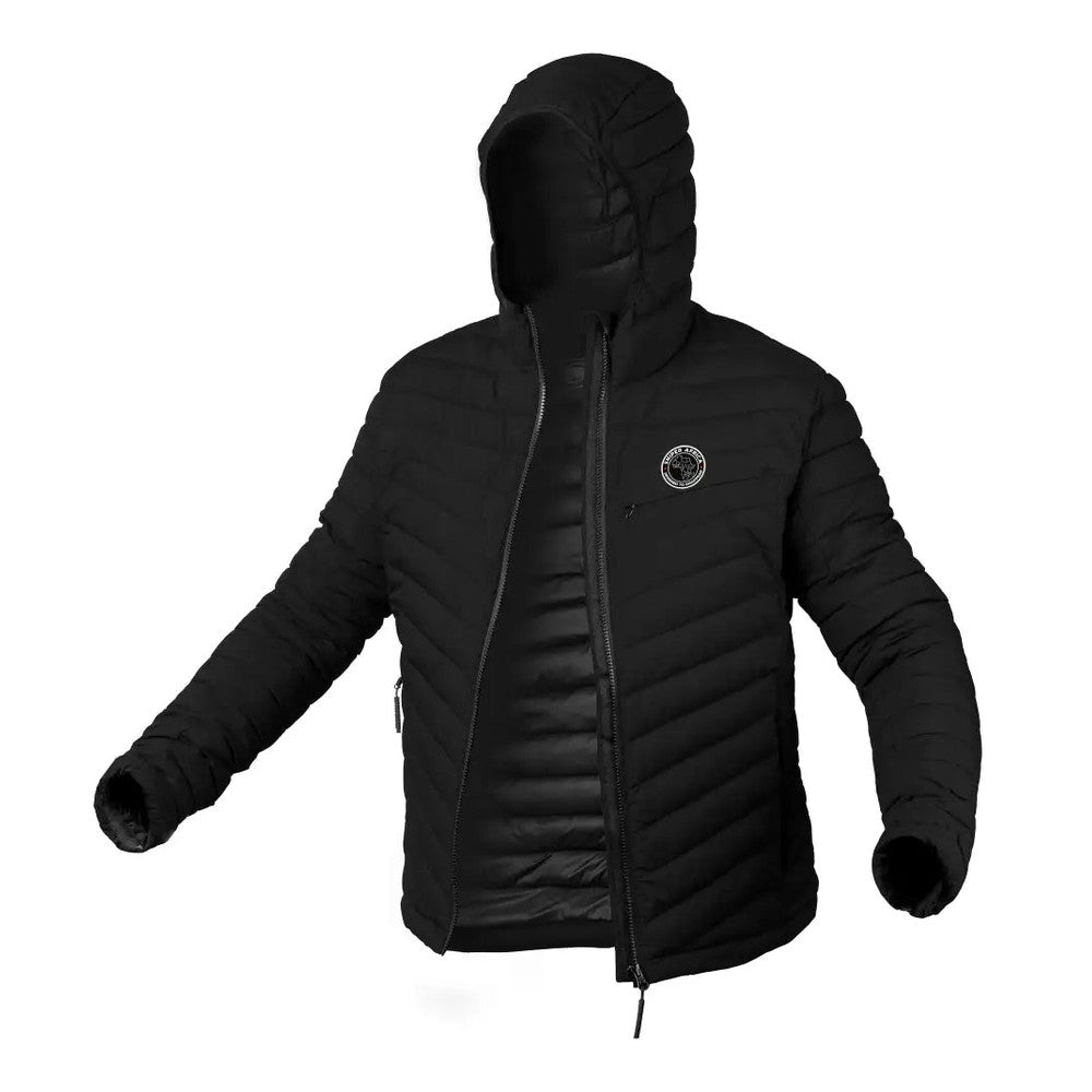 Sniper Mens Explorer Puffer Jacket In Black