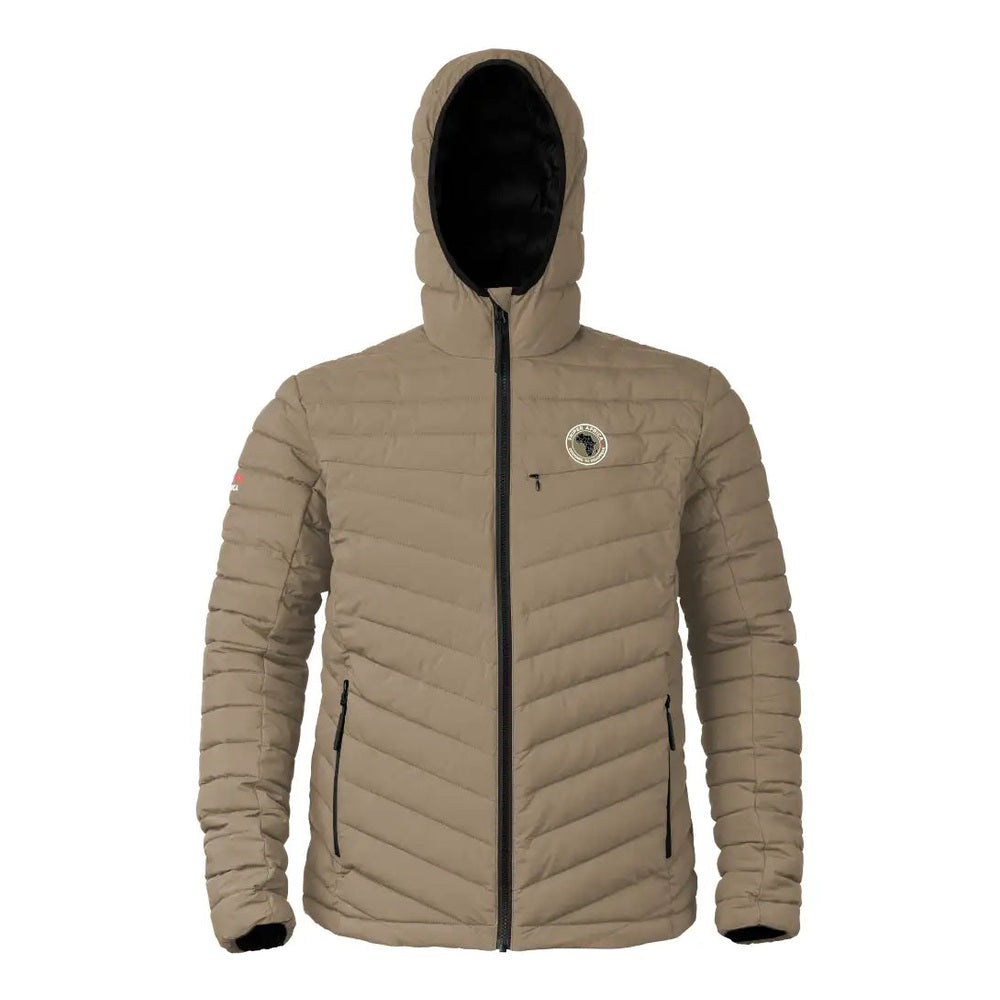 Sniper Mens Explorer Puffer Jacket In Coyote
