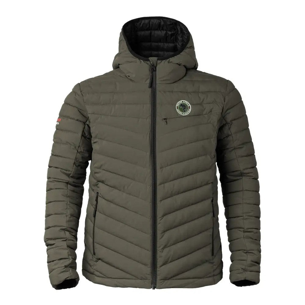 Sniper Mens Explorer Puffer Jacket In Olive