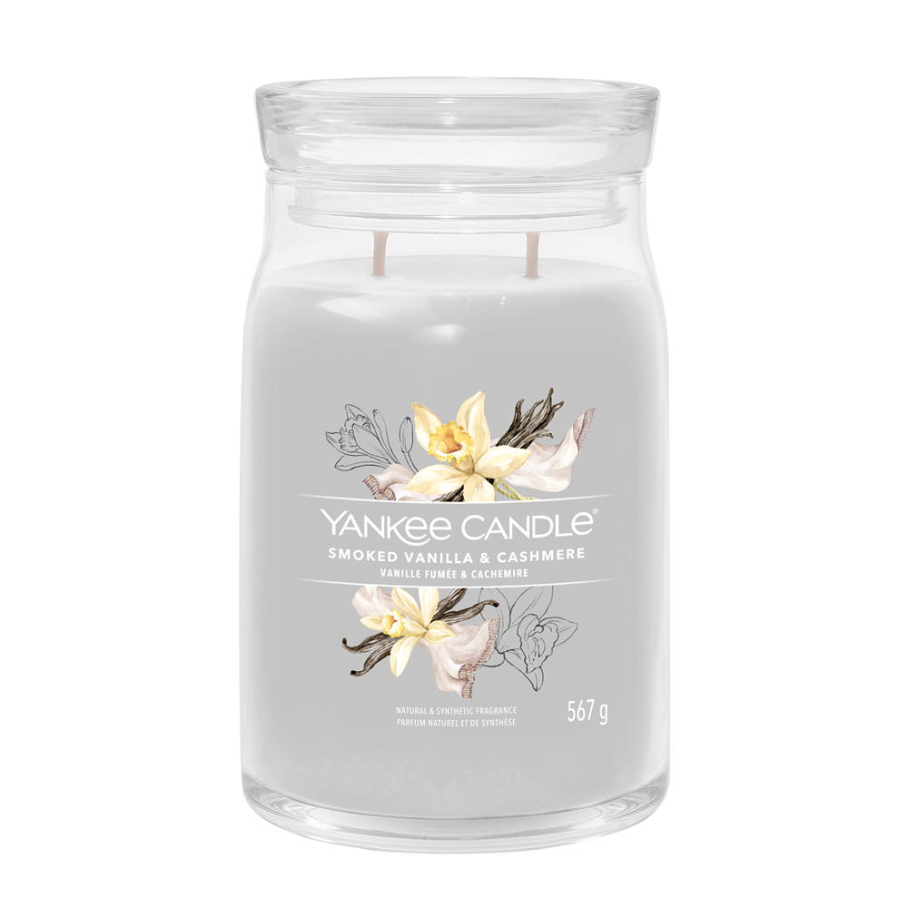 Yankee Candle Signature Large Smoked Vanilla & Cashmere