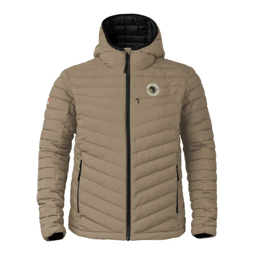 Sniper Mens Explorer Puffer Jacket In Coyote