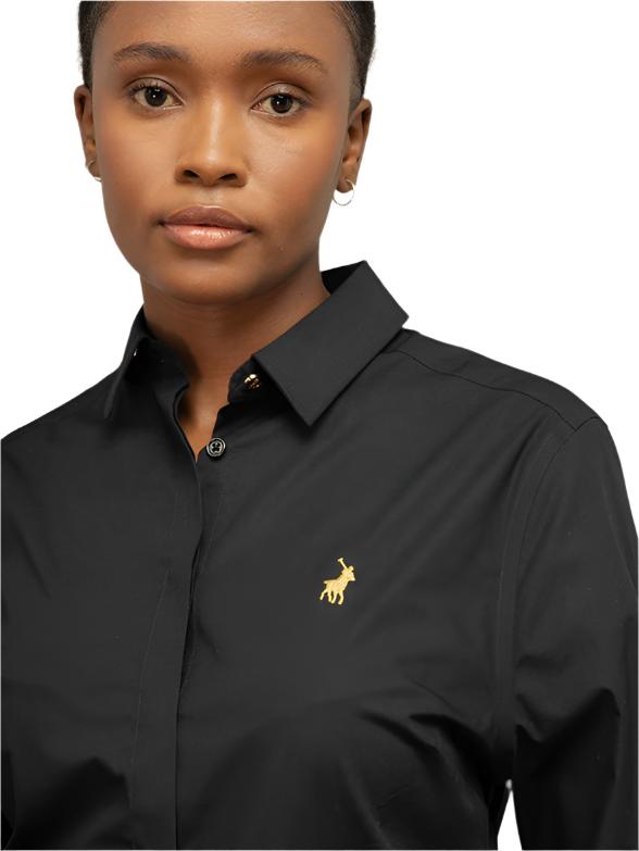 Polo 0043412 Wmn Jamie Ls Shirt Black