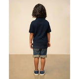 Polo Boys Austin Short Sleeve Golfer In Navy