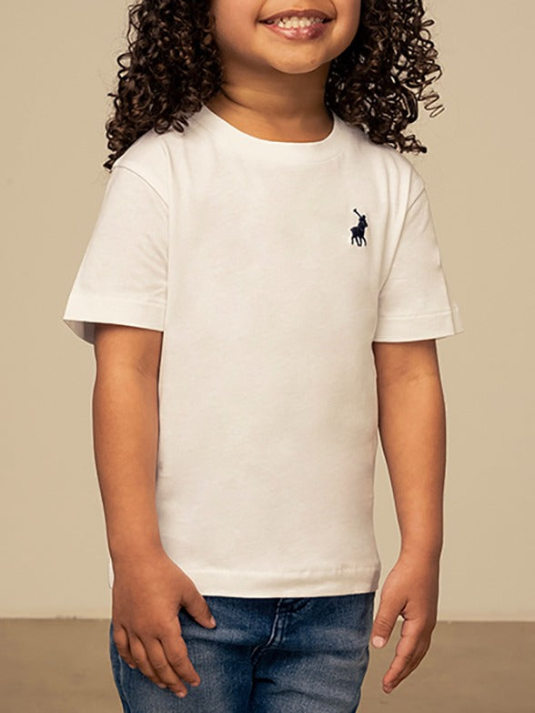 Polo Boys Rick Short Sleeve T-Shirt In White
