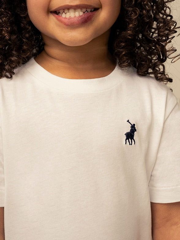 Polo Boys Rick Short Sleeve T-Shirt In White