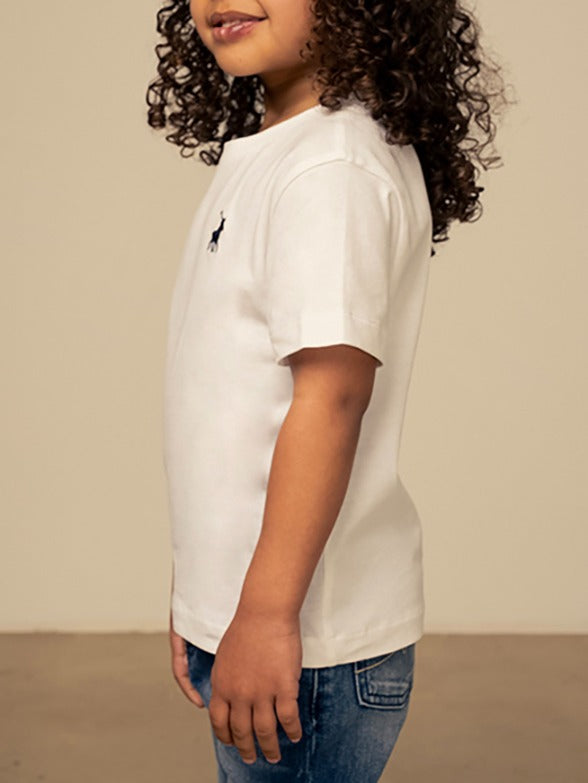 Polo Boys Rick Short Sleeve T-Shirt In White