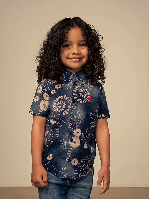 Polo 0048474 Boys Katlego Ss Printed Shirt