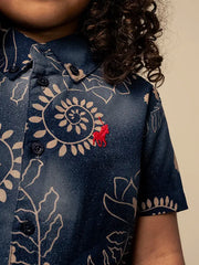 Polo 0048474 Boys Katlego Ss Printed Shirt