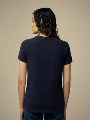 Polo Wmn Amy Crested Ss T-Shirt Navy