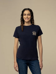 Polo Wmn Amy Crested Ss T-Shirt Navy