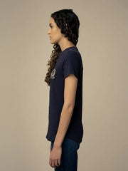 Polo Wmn Amy Crested Ss T-Shirt Navy