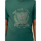 Polo Boys Cory Crested T-Shirt In Green