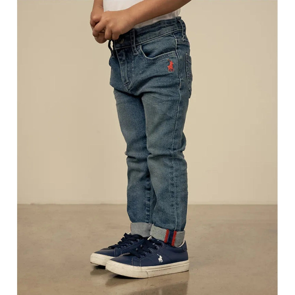 Polo Boys Polo Jean Co. Tom Slim Fit Jean In Medium Wash