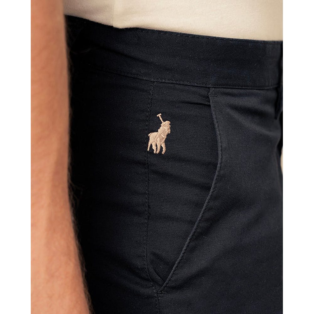 Polo Mens Essential Cotton Chino Shorts In Black
