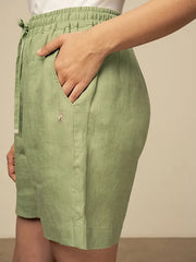 Polo Wmn Jenny Linen Short Mint