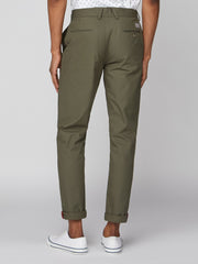 Ben Sherman Mens Straight Fit Chinos In Olive