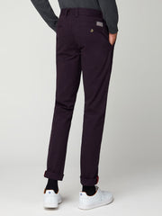 Ben Sherman Dark Purple Stretch Slim Chino Pants