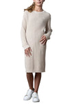 Polo Girls Addison Knitted Dress In Taupe