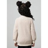 Polo Girls Ava Long Sleeves Kitty Knitted Jacket In Birch