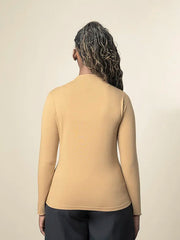 Polo Womens Alice Long Sleeve Second Skin Camel