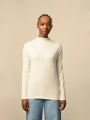 Polo Womens Alice Long Sleeve Second Skin Off White