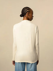 Polo Womens Alice Long Sleeve Second Skin Off White