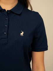 Polo Margot Short Sleeve Golfer Navy