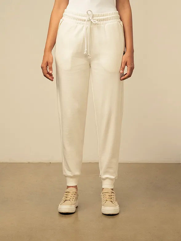 Polo Womens Demi Track Jogger Off White
