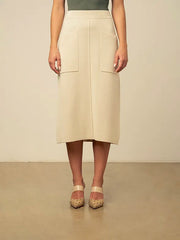 Polo Womens Tiffany Knitted Skirt Sand