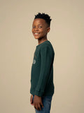 Polo 0055418 Boys Pantrick Textured Ls Tee  Forest