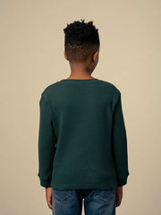 Polo 0055418 Boys Pantrick Textured Ls Tee  Forest