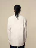 Polo Mens Long Sleeve Oxford Shirt In White