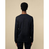 Polo Mens Essential Crew Neck Long Sleeve T-Shirt In Black