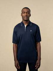 Polo Mens Sm Tipped Ss Golfer Navy
